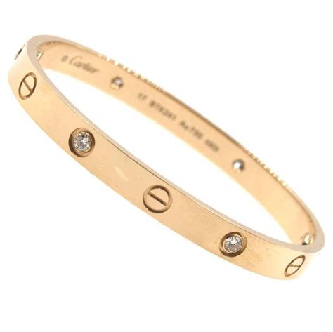 size 17 cartier love bracelet